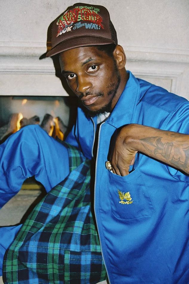 AWGE × Needles Needles - AWGE - F/W 21 - Reversible Work Jacket Size US M / EU 48-50 / 2 - 1 Thumbnail