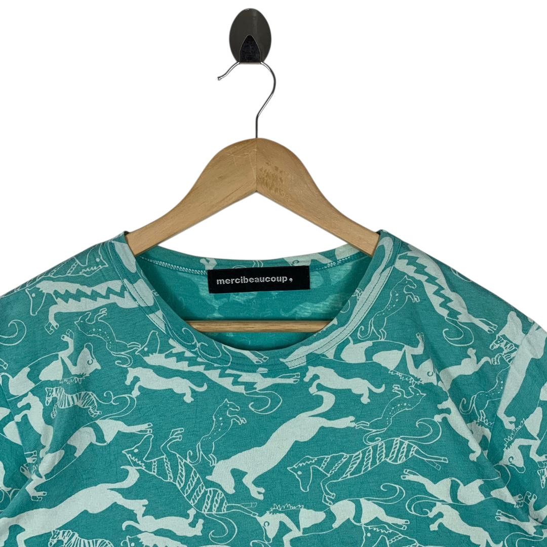 mercibeaucoup Mercibeaucoup All-Over Animal Print Glitter Logo Tee Size S / US 4 / IT 40 - 2 Thumbnail
