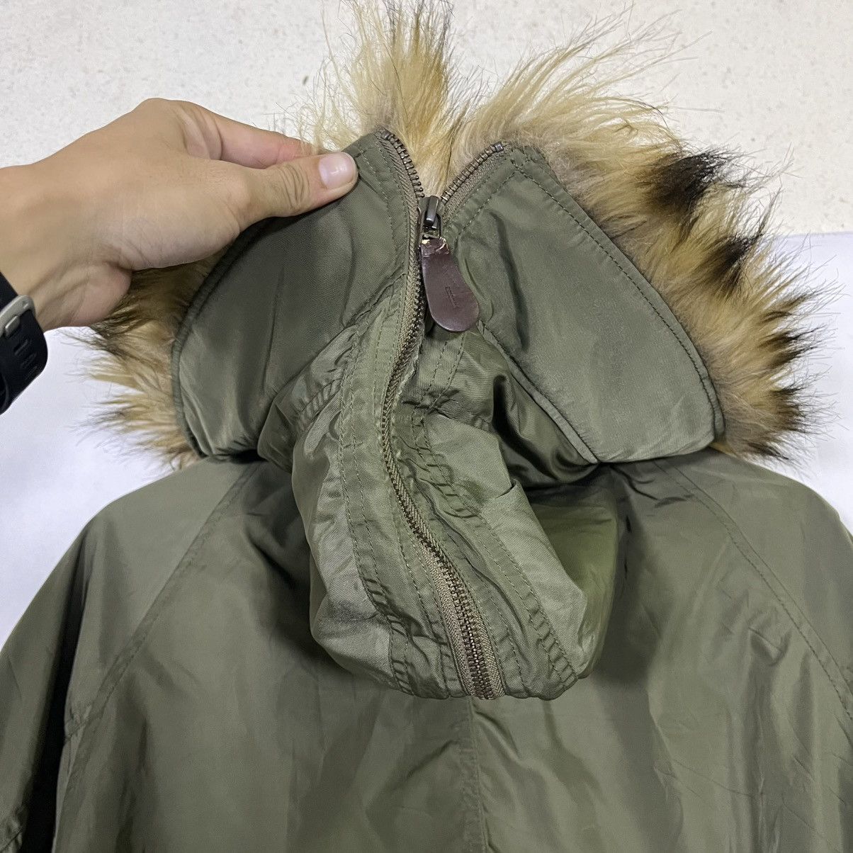 If Six Was Nine MOUSSY LGB INSPIRED FUR HOODED JACKET Size US XL / EU 56 / 4 - 11 Thumbnail
