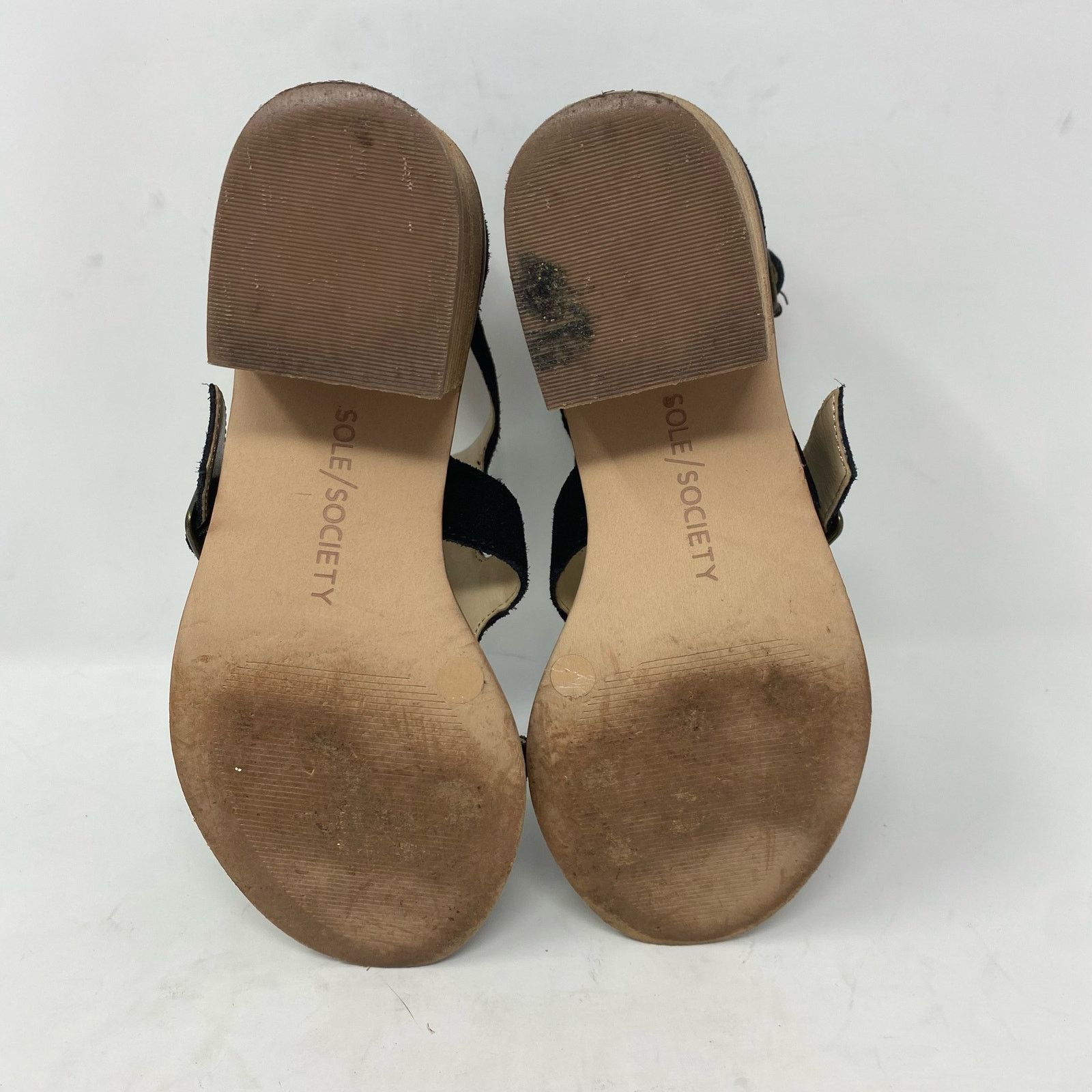 Other Sole Society Black So-Tonni Heels Sandals Shoes Womens 7 Size US 7 / IT 37 - 8 Thumbnail