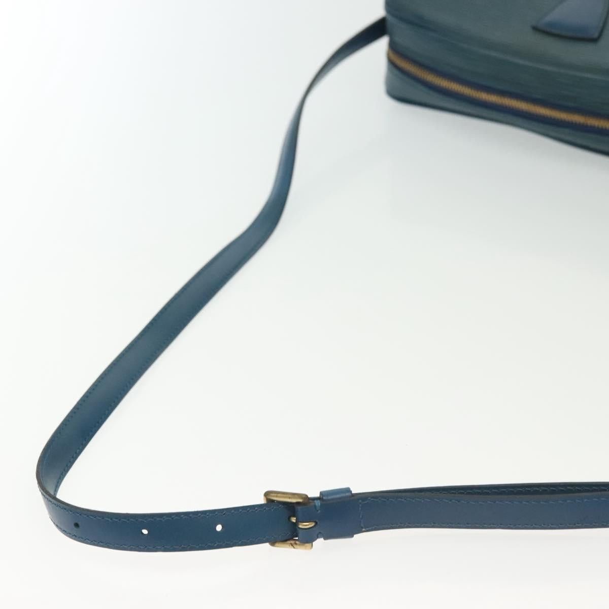 Louis Vuitton LOUIS VUITTON Epi June Feuille Shoulder Bag Blue M52155 Size ONE SIZE - 7 Thumbnail