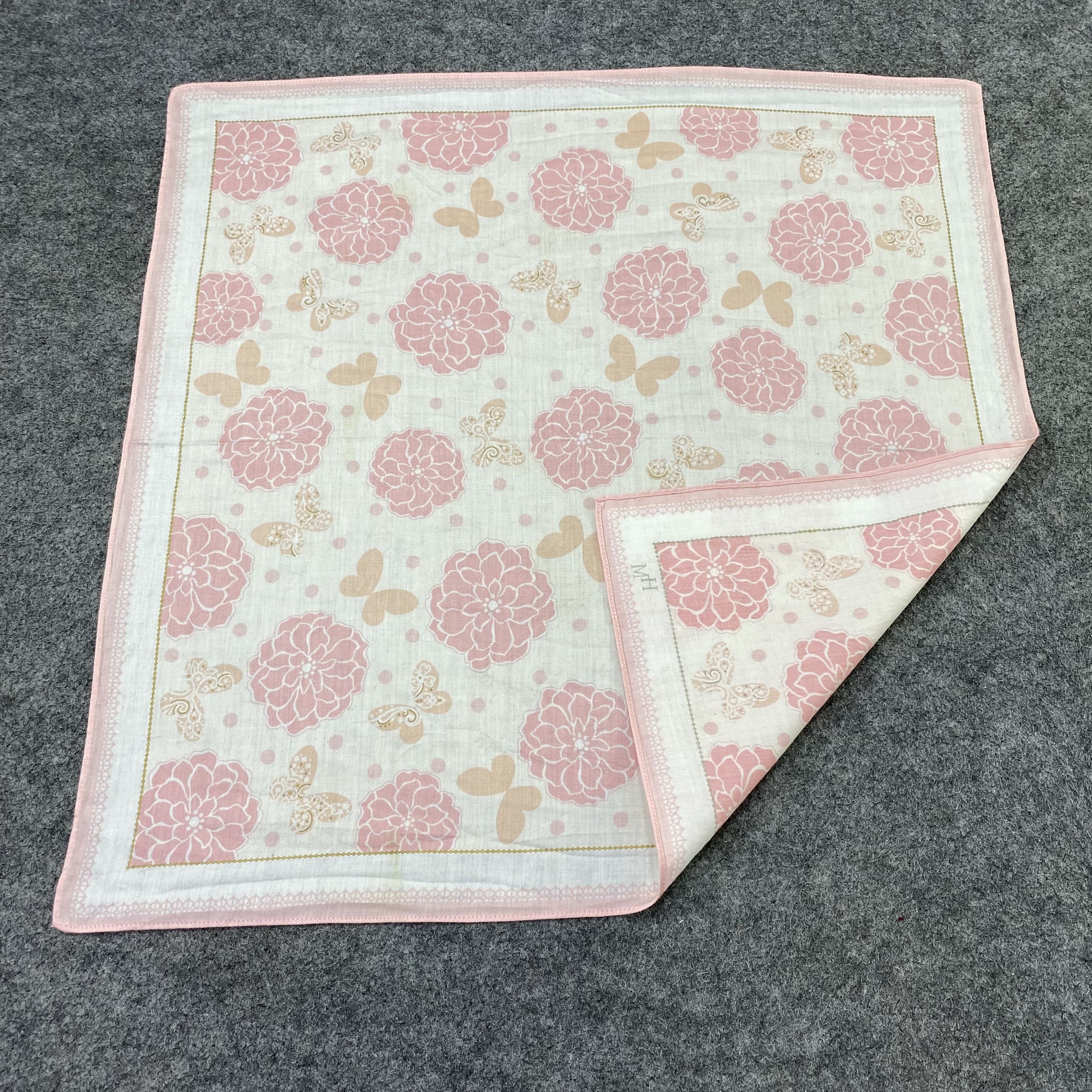 Hanae Mori Hanae Mori Handkerchief Neckerchief Bandana-B1839 Size ONE SIZE - 5 Thumbnail