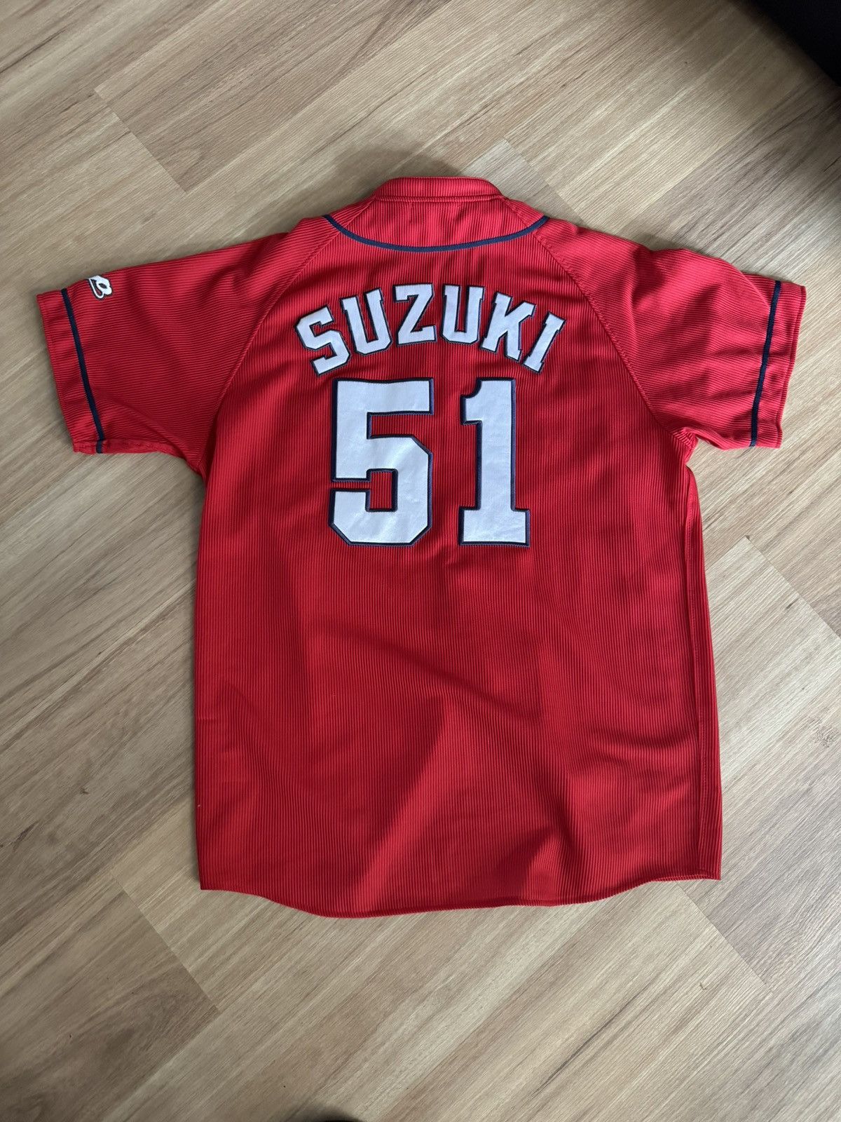 Japanese Brand Seiya SUZUKI #51 Hiroshima Carp Jersey Japanese Baseball Size US L / EU 52-54 / 3 - 2 Thumbnail