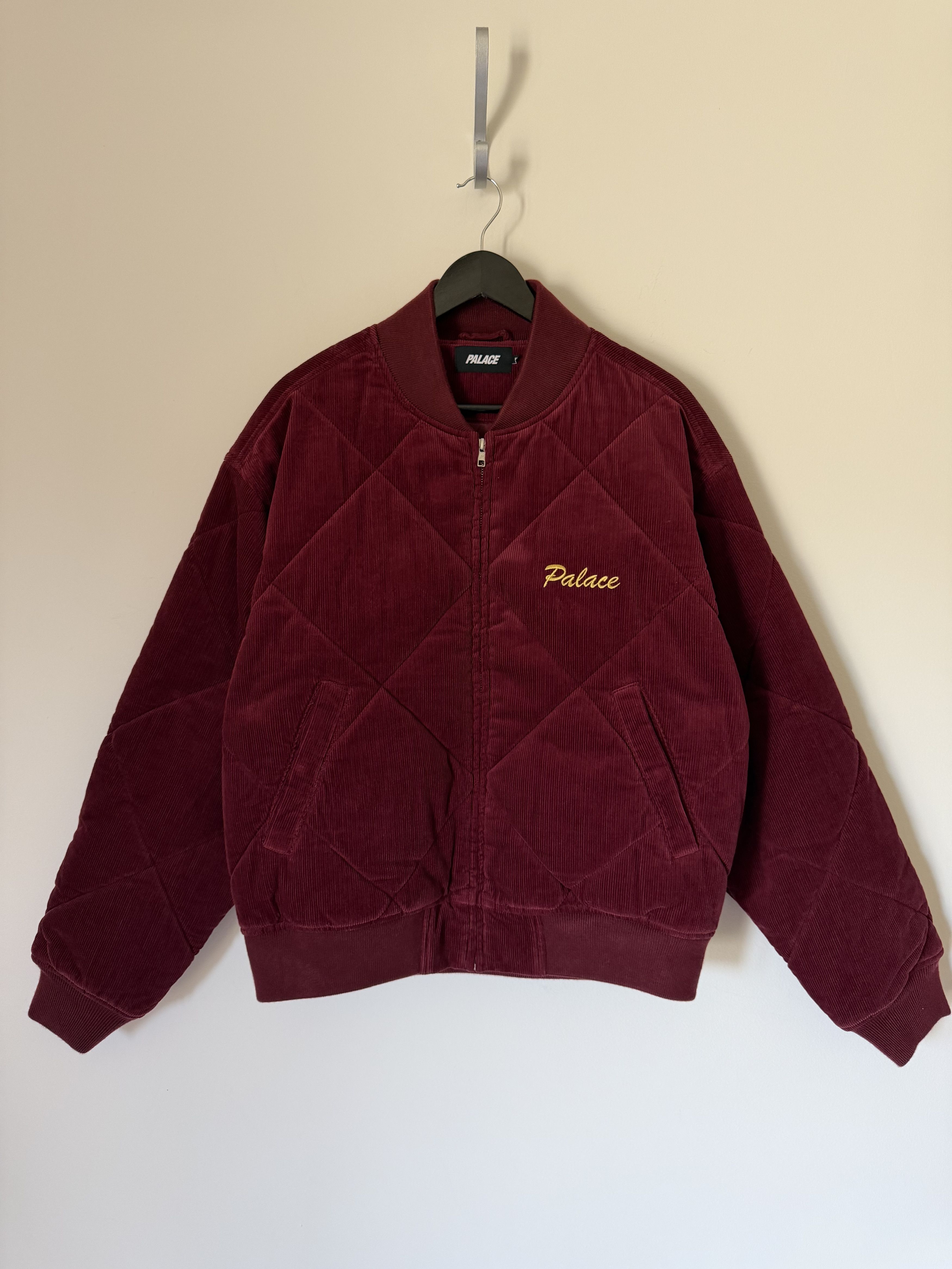 Palace Palace Hungry Raccoon Corduroy Bomber Jacket in Burgundy Size US M / EU 48-50 / 2 - 5 Thumbnail