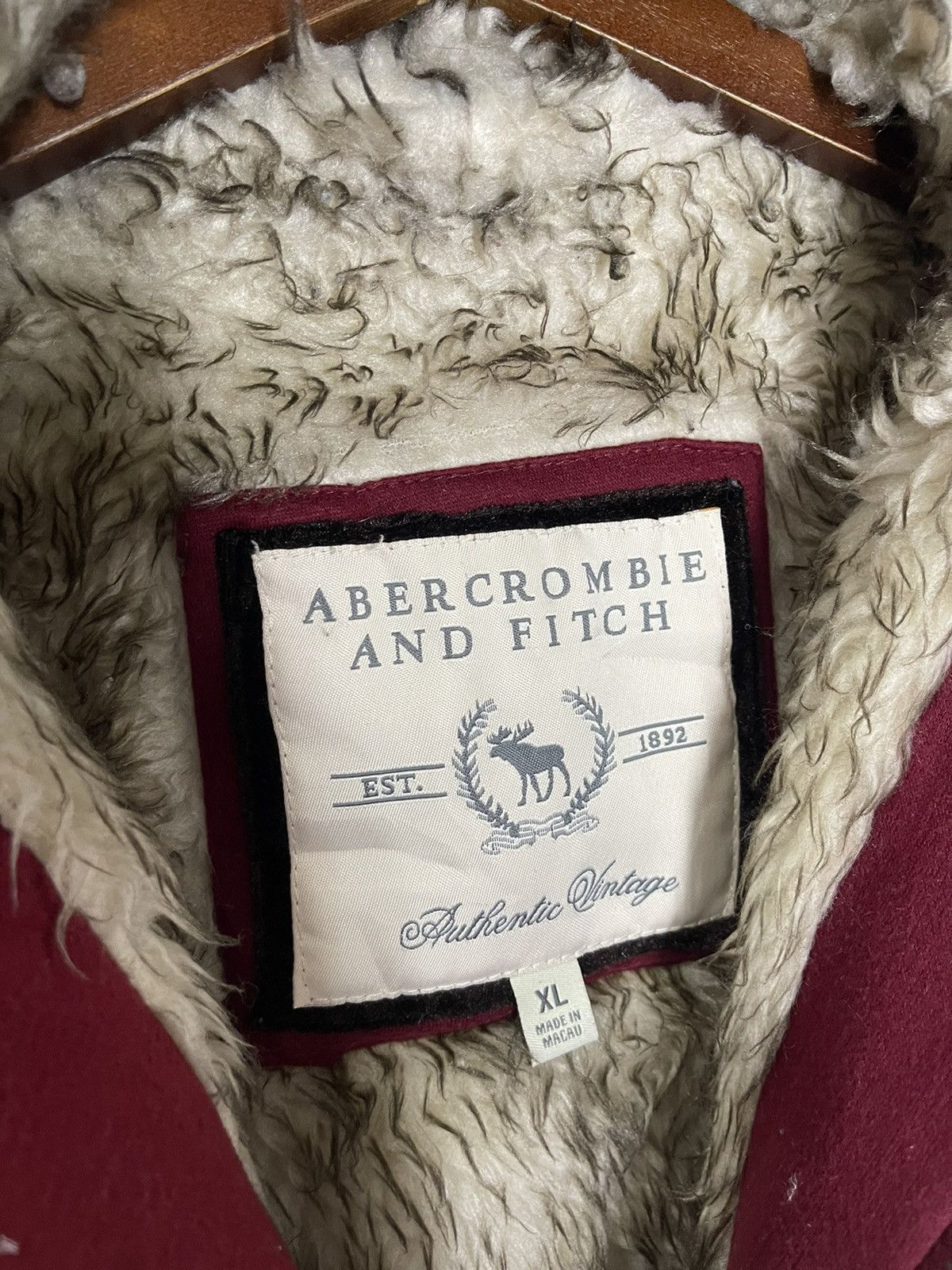 Abercrombie & Fitch MUST GONE🔥Vintage Abecrombie and Fitch Hoodie Fur Size US L / EU 52-54 / 3 - 5 Thumbnail
