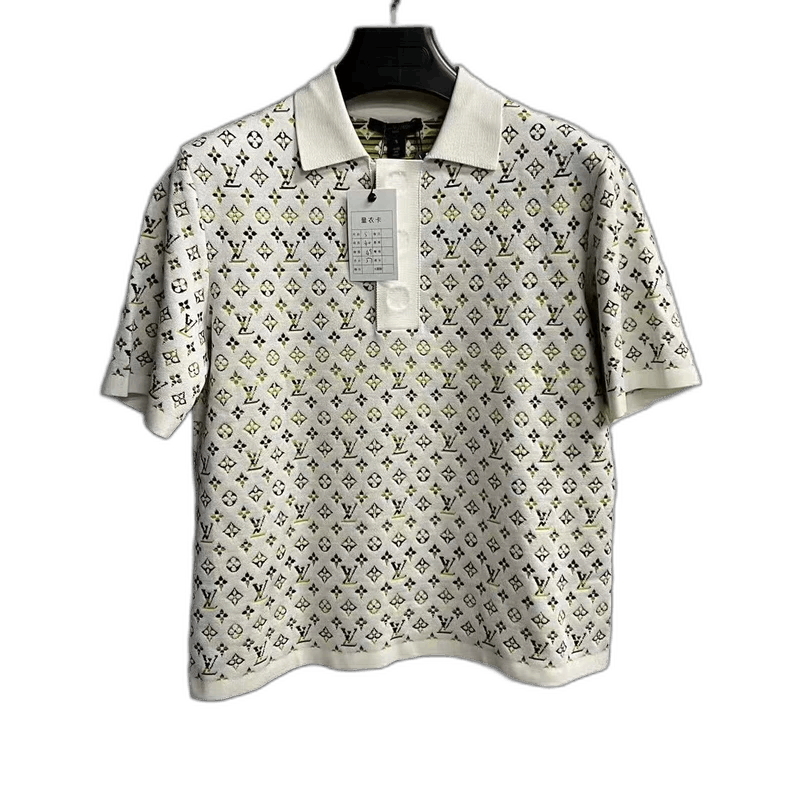 Louis Vuitton Louis Vuitton White Logo Polo Shirt Size US S / EU 44-46 / 1 - 1 Thumbnail