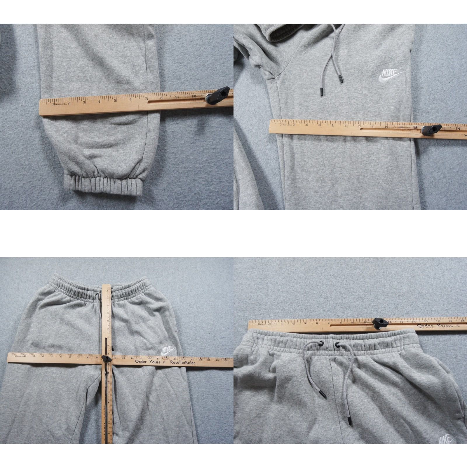 Nike Nike Sweatpants Women Small Gray Fleece Pant Casual Lounge Pants Regular Inseam 28 in Size 28" / US 6 / IT 42 - 9 Thumbnail