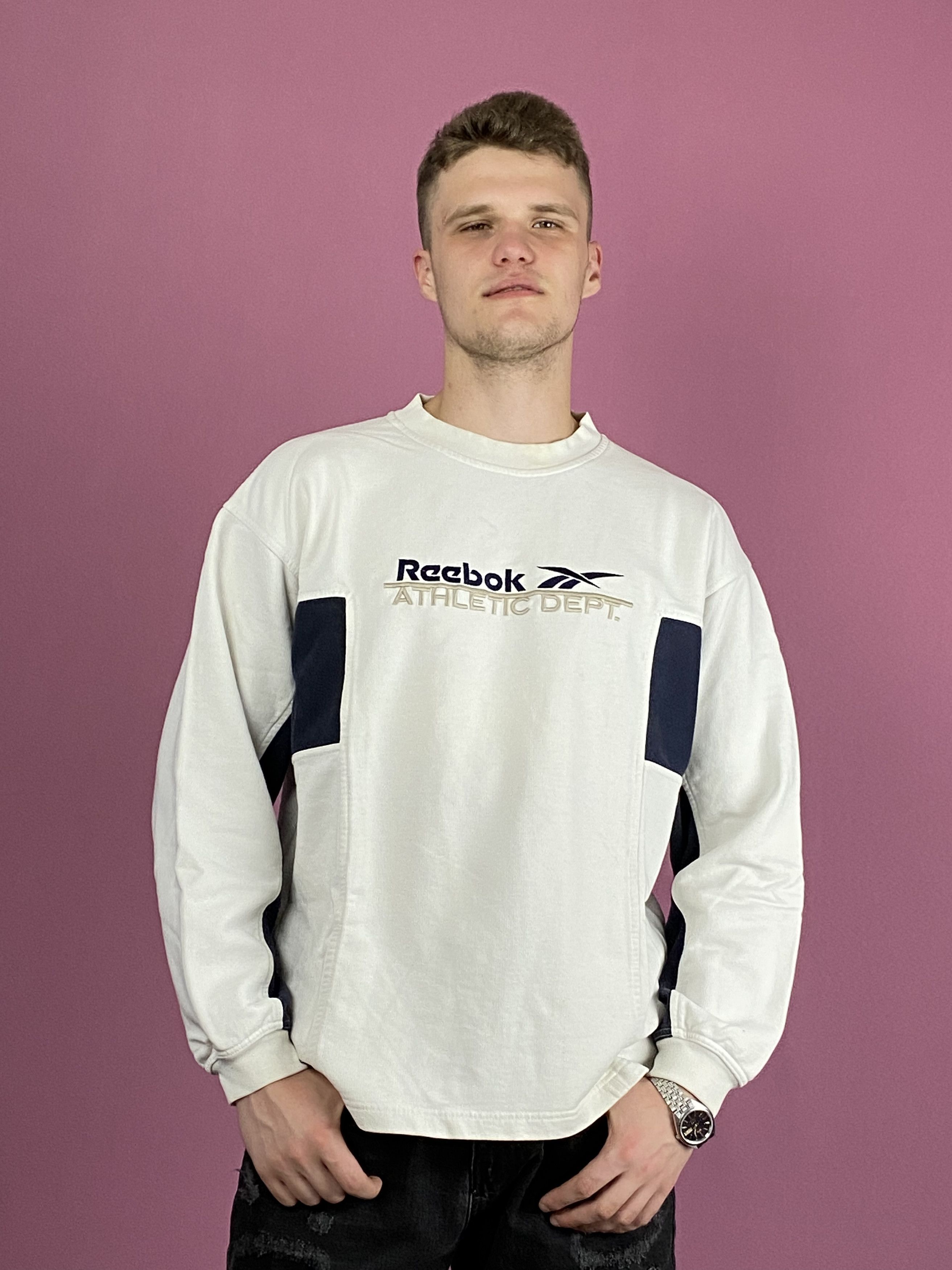 Reebok × Vintage Reebok Vintage Men's Sweatshirt - M Size US M / EU 48-50 / 2 - 1 Thumbnail