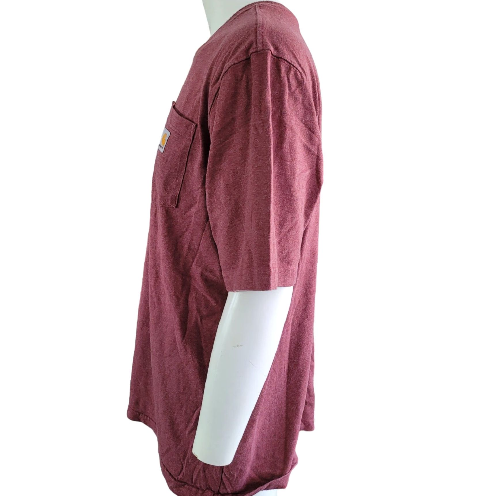 Carhartt VINTAGE Carhartt T-Shirt - Men's XL - Maroon - Original Fit Size US XL / EU 56 / 4 - 3 Thumbnail