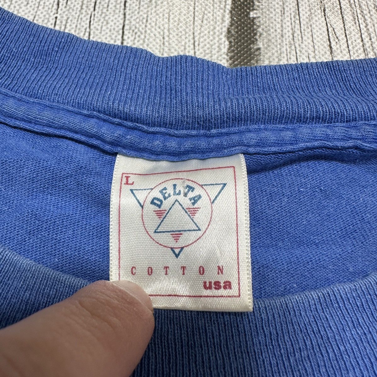 Delta × NCAA × Vintage Vintage Duke Blue Devils tee Size US L / EU 52-54 / 3 - 4 Thumbnail