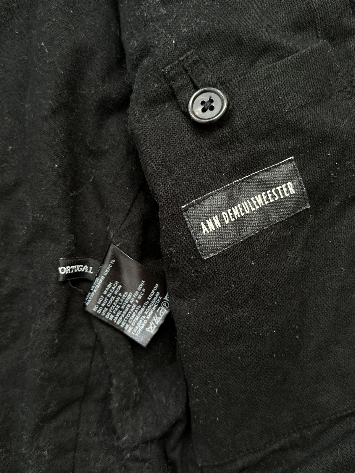 Ann Demeulemeester Ann Demeulemeester - AW07 Fur Collar Jacket Size US S / EU 44-46 / 1 - 8 Thumbnail