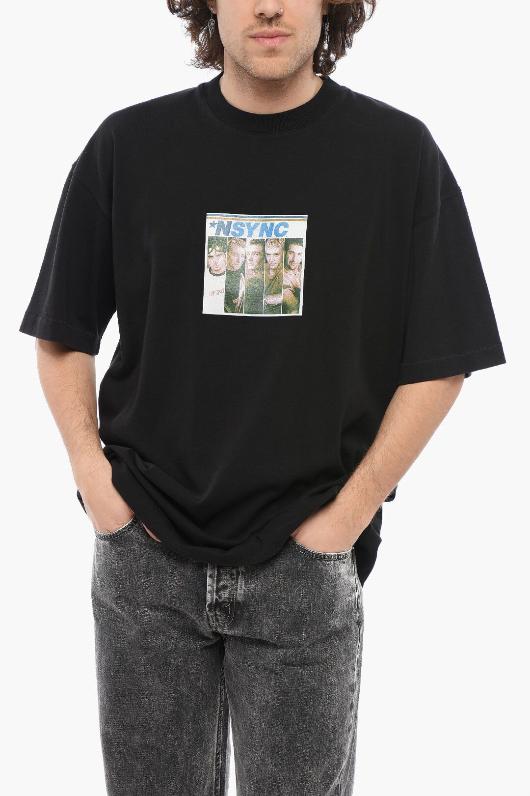 1989 STUDIO og1mm0725 Printed Nsync Album Crewneck T-Shirt in Black Size US M / EU 48-50 / 2 - 1 Thumbnail