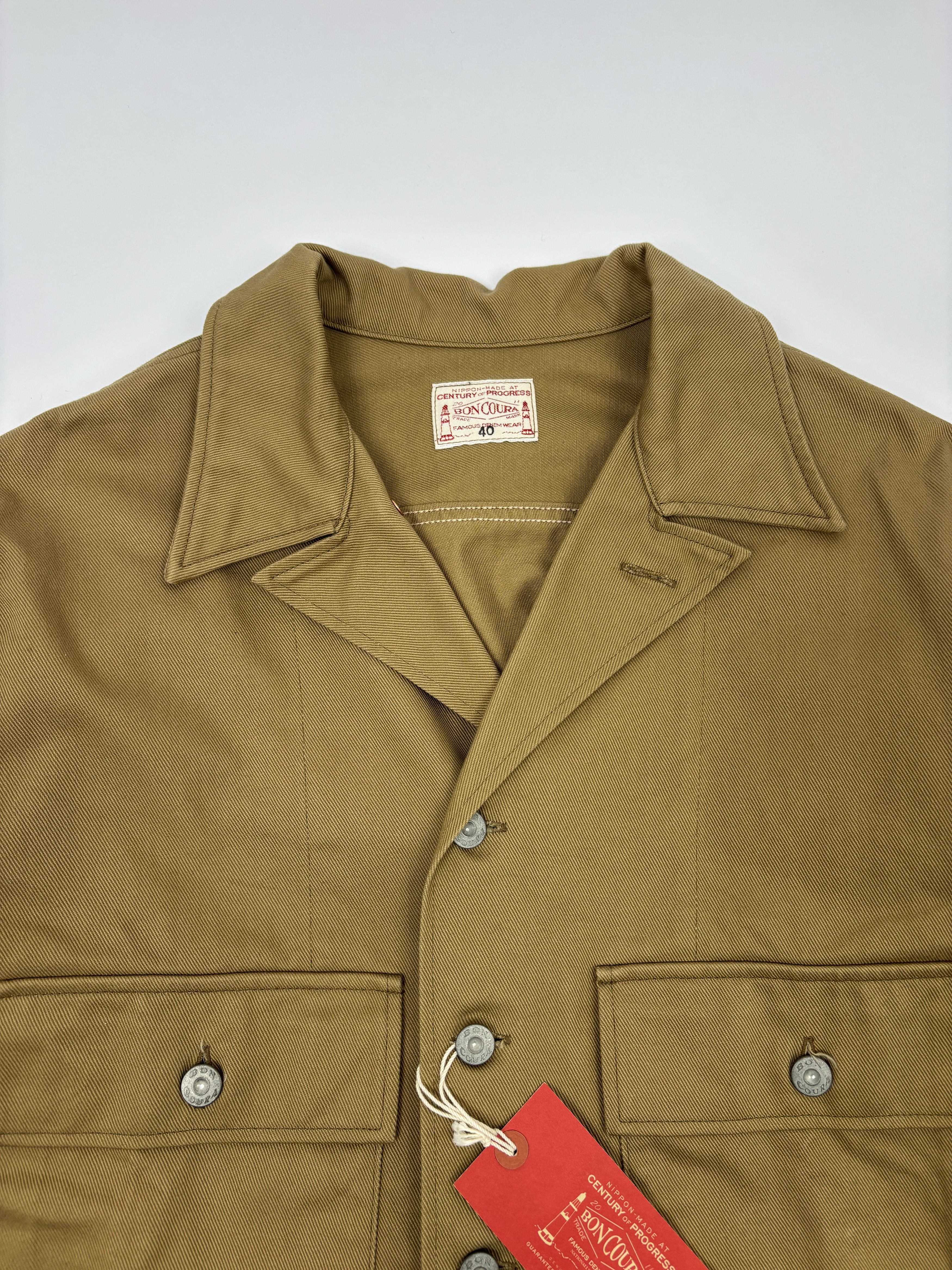 BONCOURA Boncoura B-43 English Twill Jacket Khaki Size US L / EU 52-54 / 3 - 6 Thumbnail