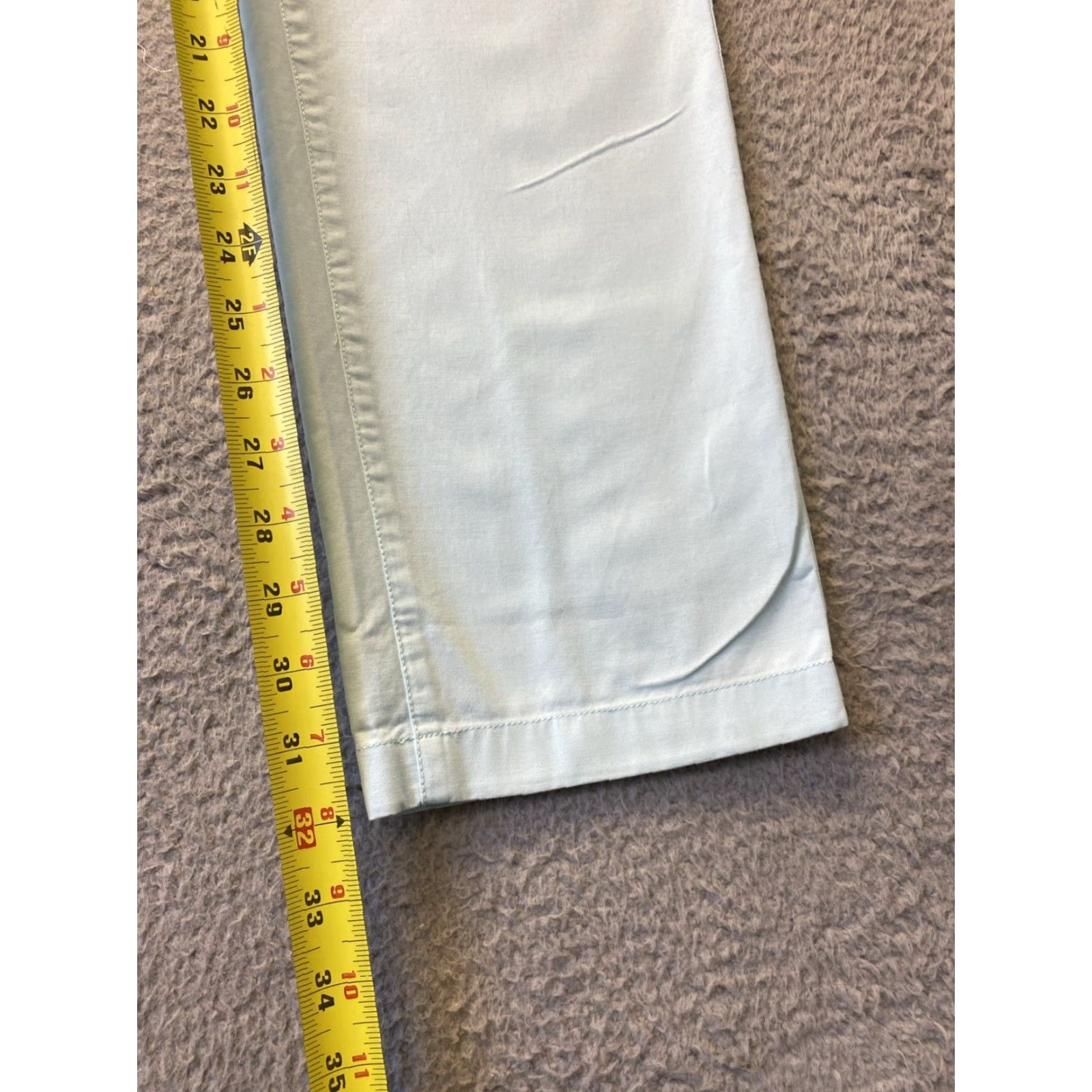 Bonobos VINTAGE Bonobos Men's Chino Pants Slim Taper 32x32 Light Turquoise Cotton Casual Mens Size US 32 / EU 48 - 5 Thumbnail