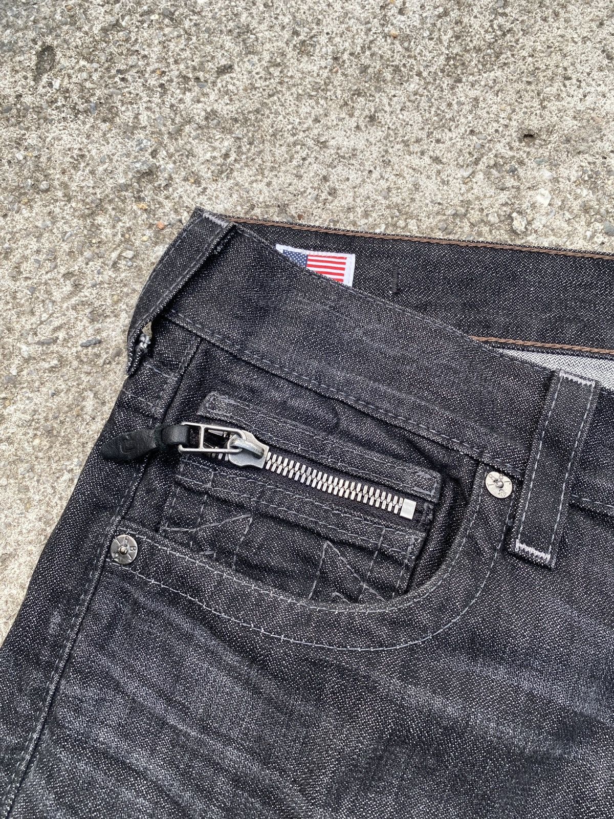 True Religion 2000s - True Religion Zipper Pocket Denim Size US 36 / EU 52 - 8 Thumbnail