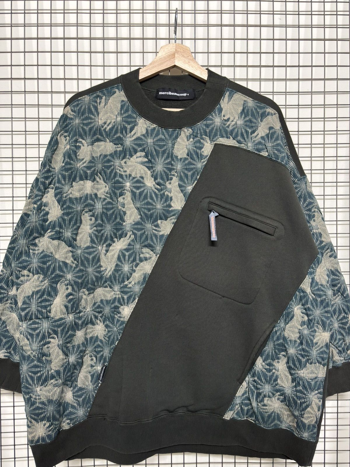 mercibeaucoup 🚨FINAL DROP🚨MERCIBEAUCOUP Custom Cut Sew Sweatshirt Size ONE SIZE - 1 Thumbnail