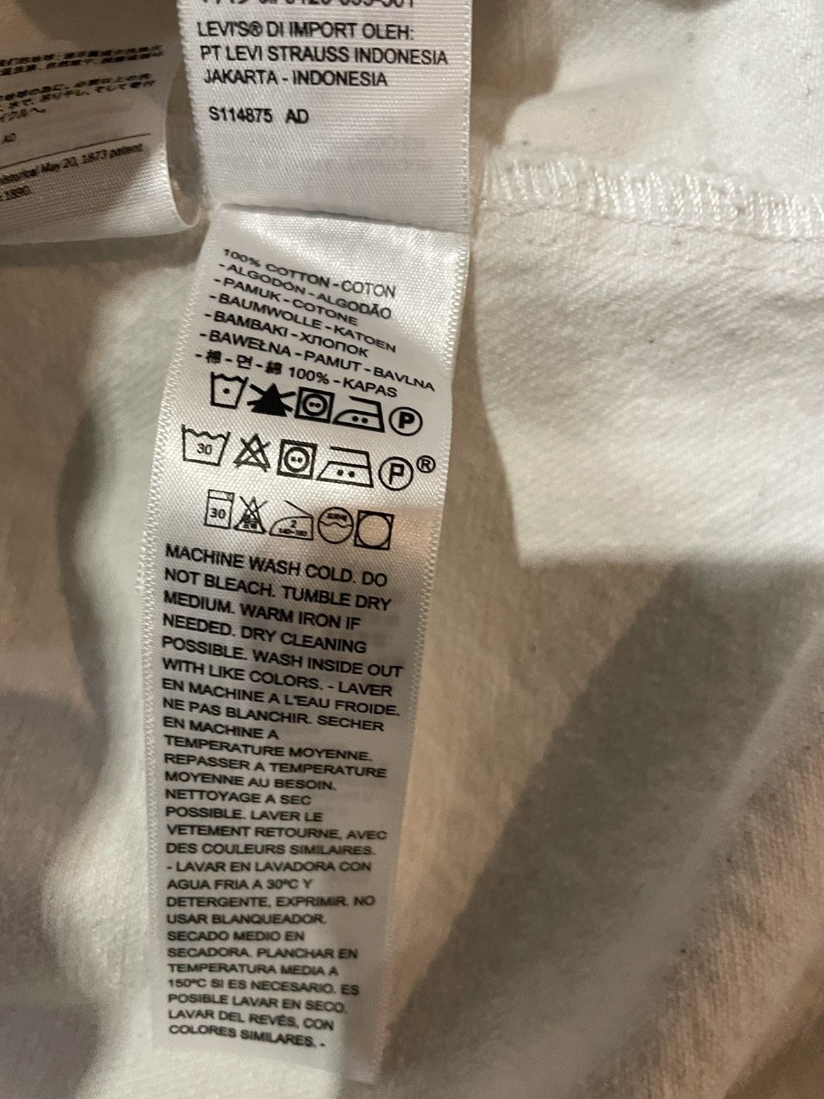 DENIM TEARS Denim Tears x Levi’s Jacket White Size US XXL / EU 58 / 5 - 9 Thumbnail