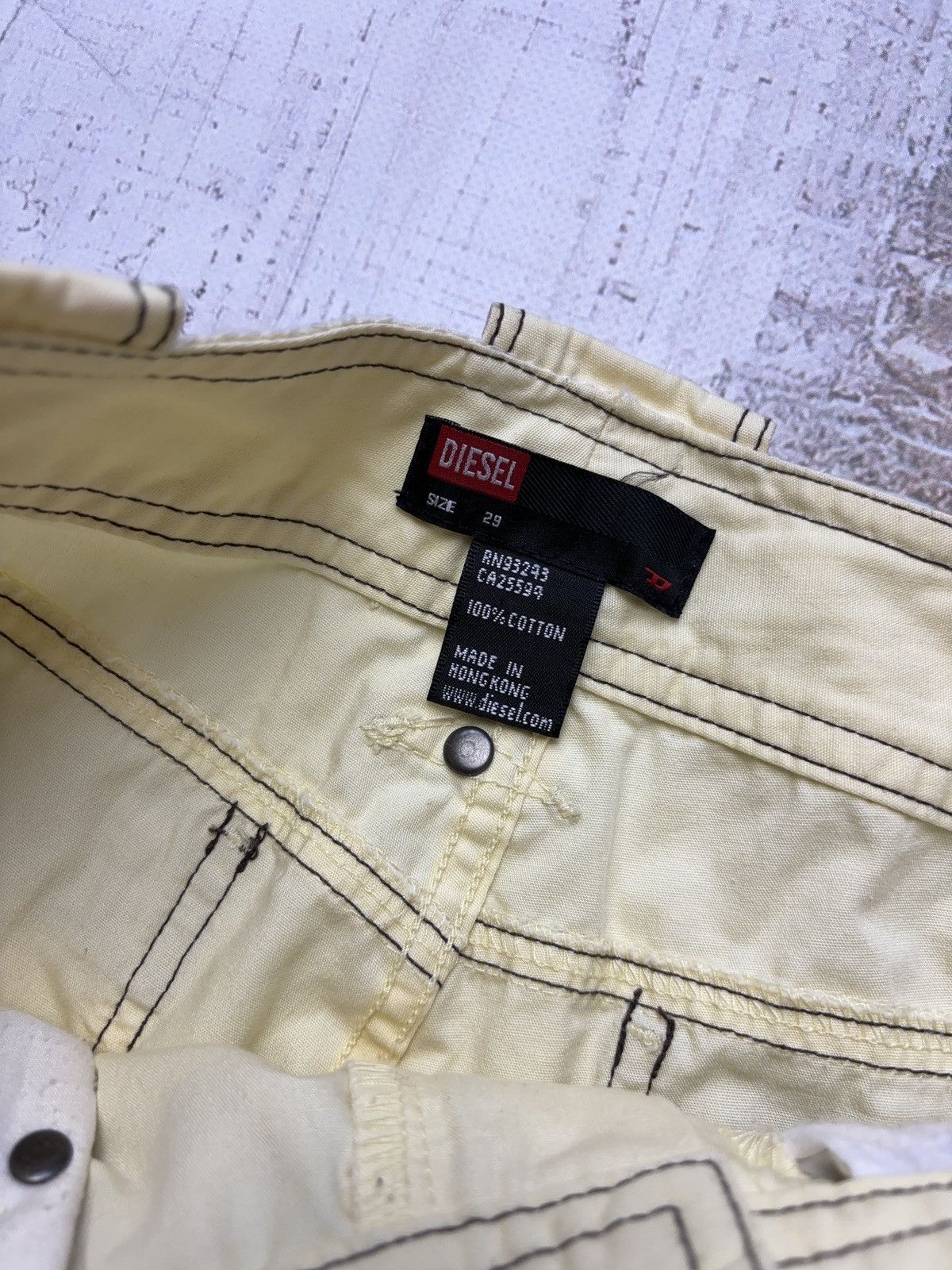 Diesel Diesel Vintage Straight Striped Pants 00s Casual Size 29" - 10 Thumbnail