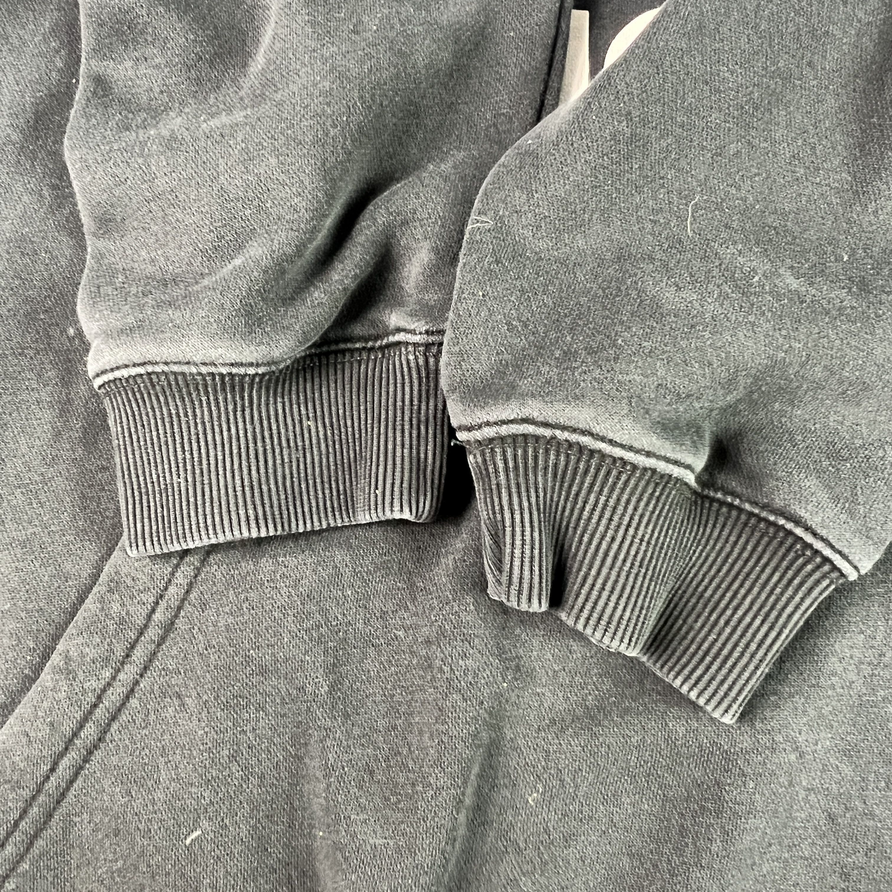 Adidas Adidas Sweatshirt Black & White Faded Trefoil Hoodie Size US XL / EU 56 / 4 - 5 Thumbnail