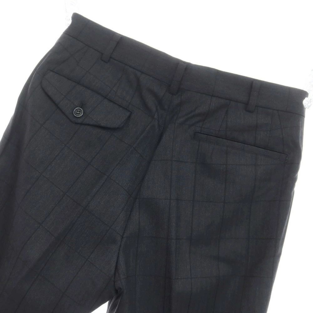 Comme des Garcons Homme Deux Casual Pants Wool Slacks Zipper Dark Gray x Black Size US 32 / EU 48 - 5 Thumbnail