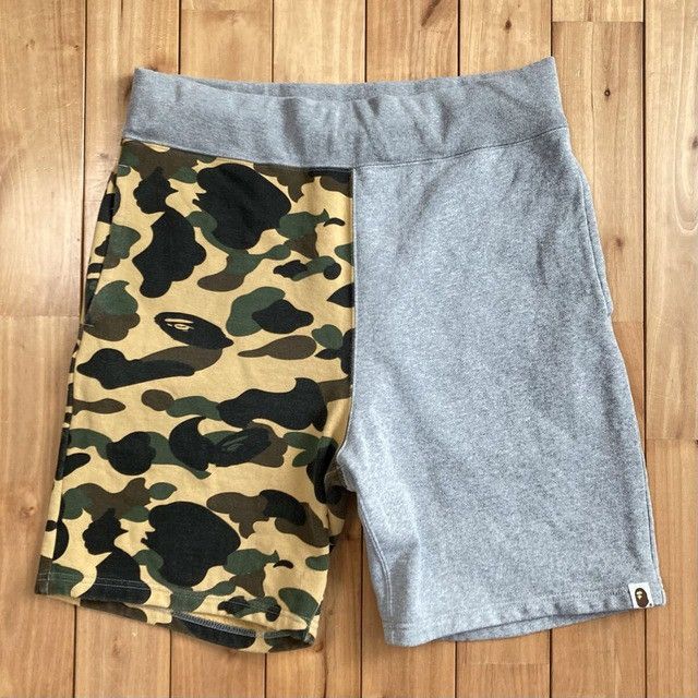 Bape BAPE CAMO Back Shark Sweat Shorts a bathing ape ★size L Size US 34 / EU 50 - 2 Thumbnail