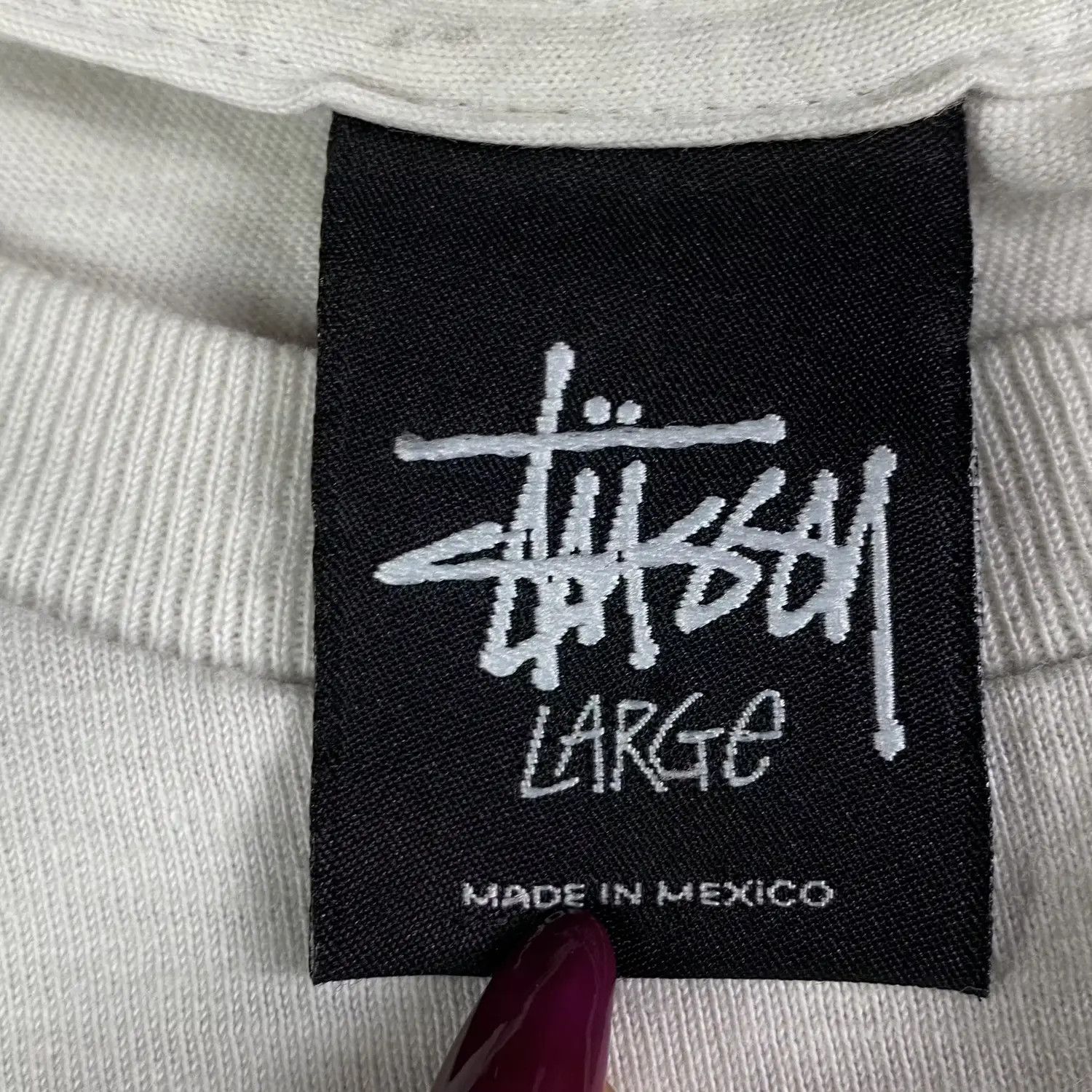 Stussy Mens T Shirt Stussy Vintage Size L Size US L / EU 52-54 / 3 - 7 Thumbnail