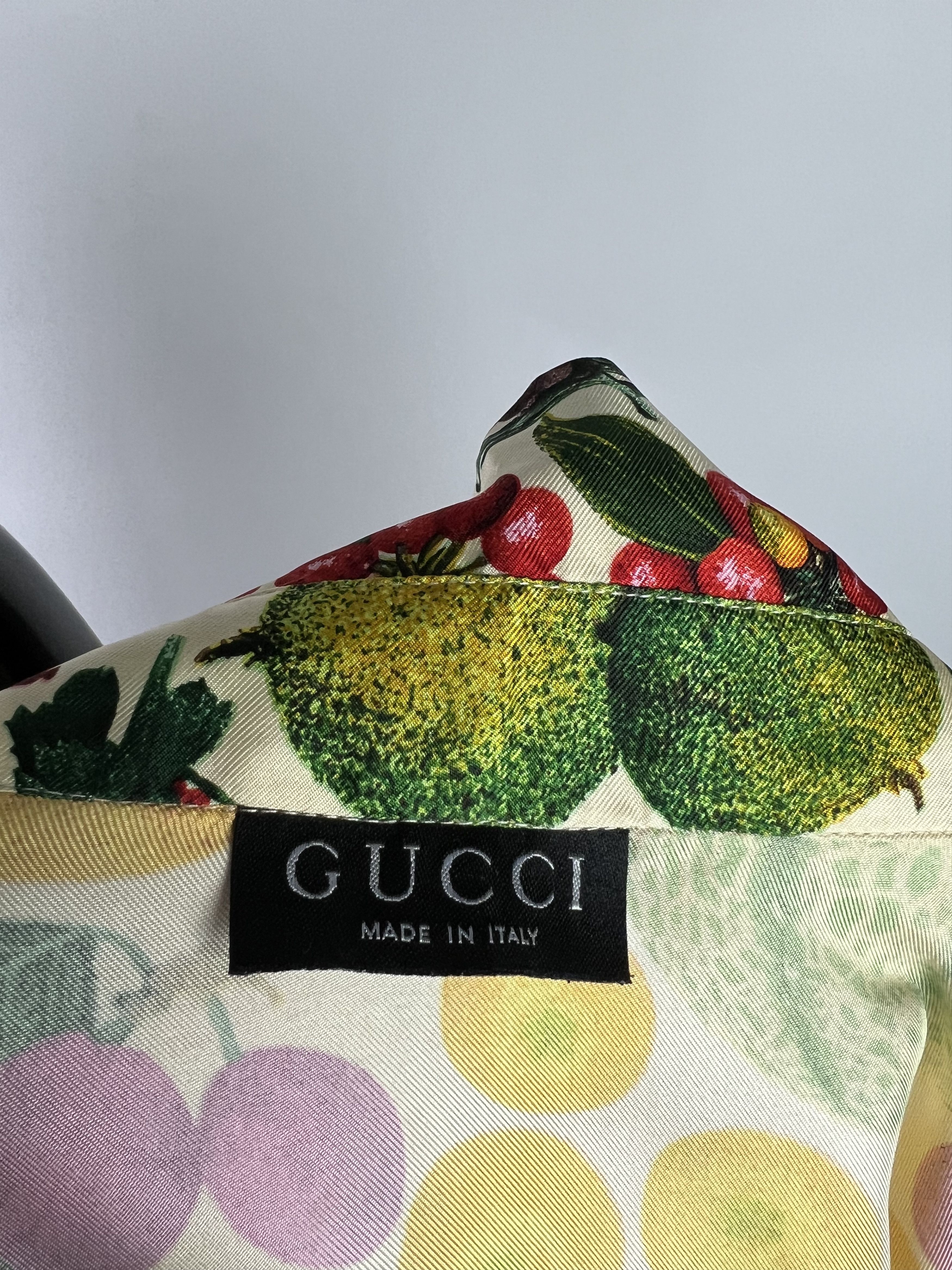 Gucci 90s Ultra Rare Vtg Gucci Tom Ford Era Silk Shirt Size 40 Size S / US 4 / IT 40 - 11 Thumbnail