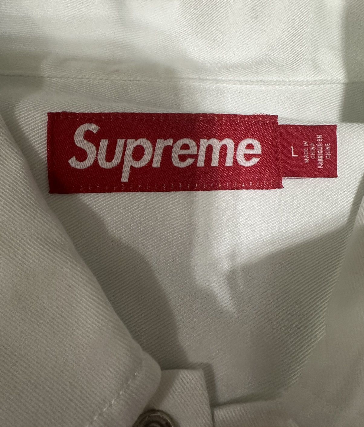 Supreme SUPREME X AOI EYES WORK SHIRT SIZE LARGE Size US L / EU 52-54 / 3 - 3 Thumbnail