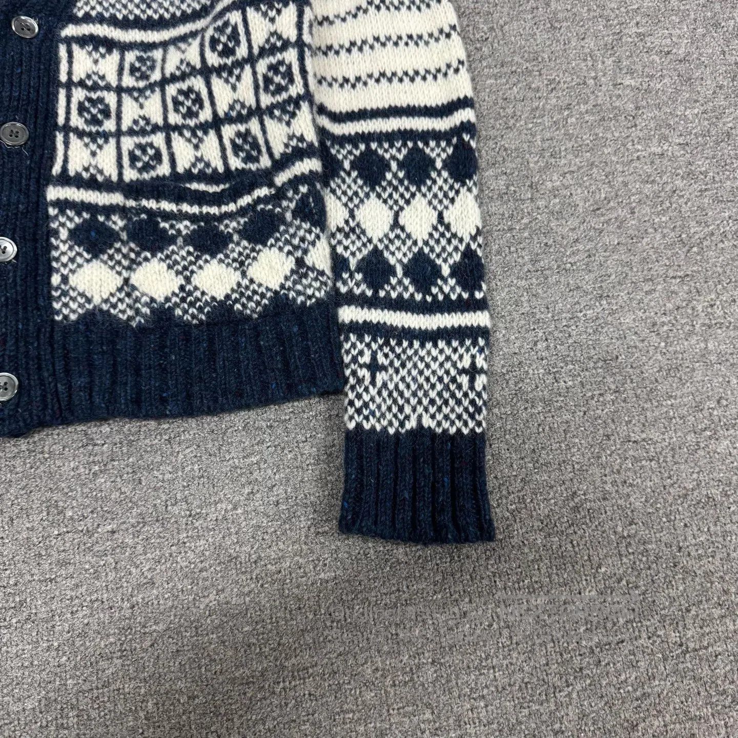 Thom Browne Thom Browne Fair Island Wool Knit Cardigan| Size US S / EU 44-46 / 1 - 5 Thumbnail
