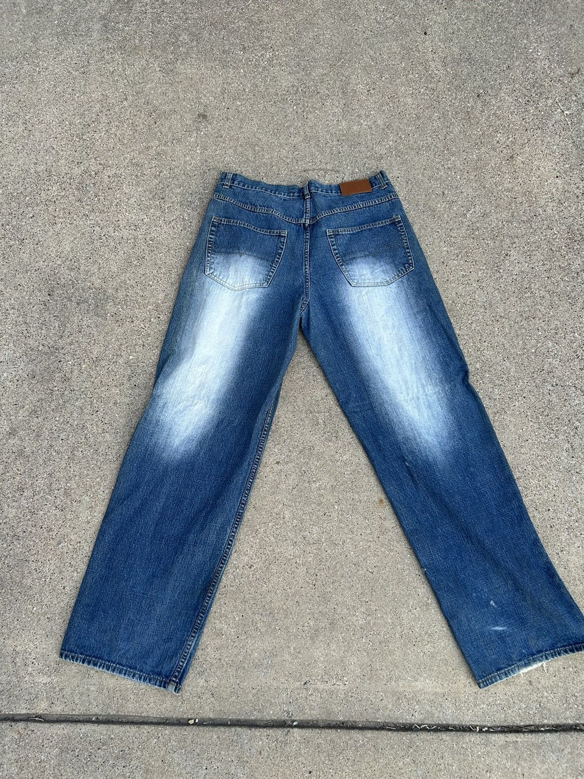 Vintage Y2k Washed Jeans Size US 34 / EU 50 - 2 Thumbnail