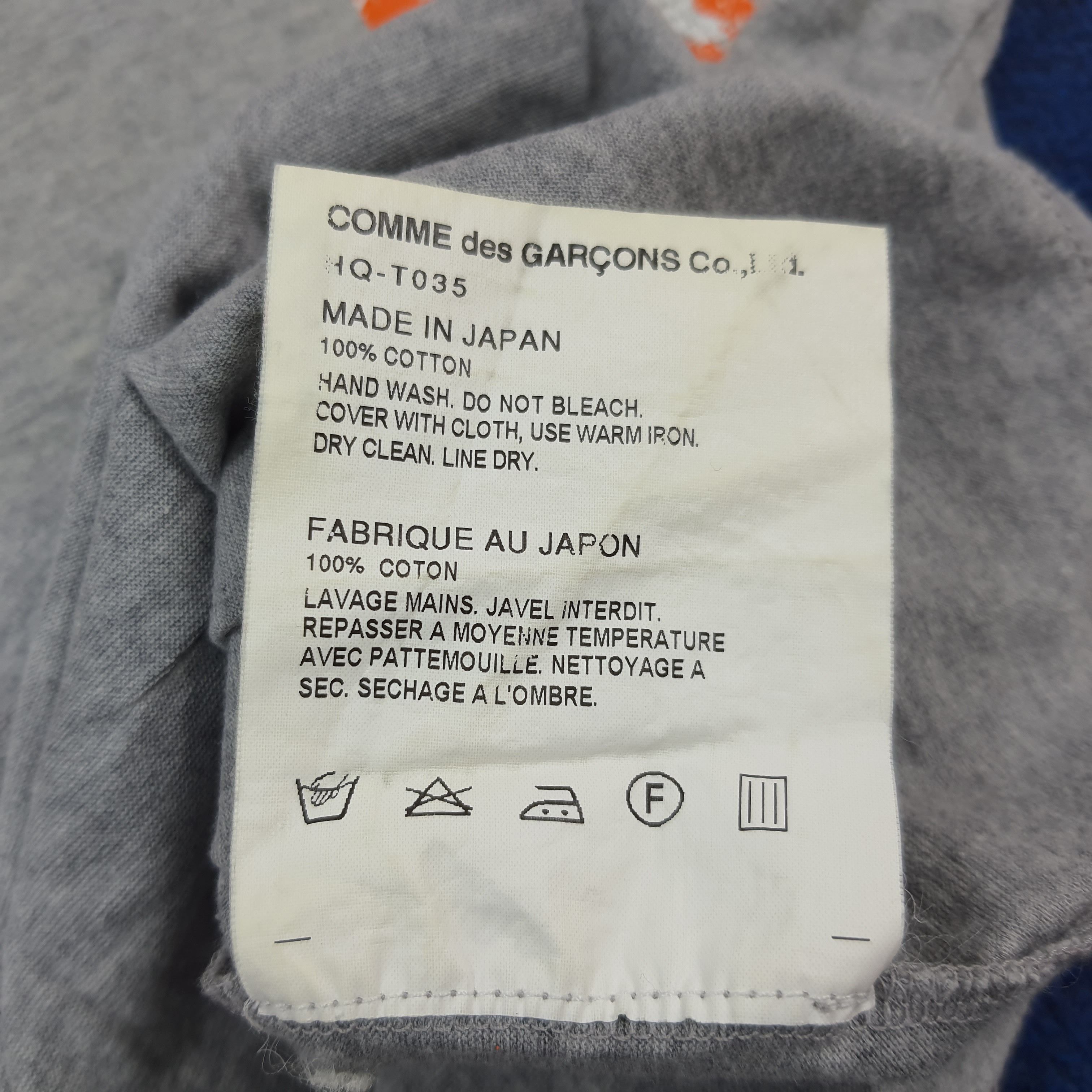Comme des Garcons Homme Vintage Comme Des Garcons Homme Tshirt C299N16 Size US L / EU 52-54 / 3 - 8 Thumbnail