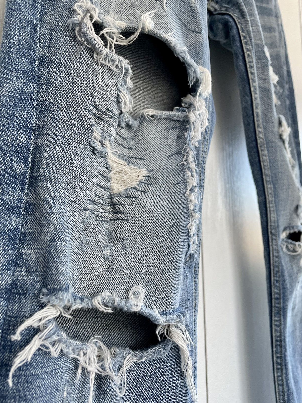 Isamu Katayama Backlash Isamu Katayama Backlash Rock’n’roll Distressed Slim Jeans Size US 34 / EU 50 - 5 Thumbnail