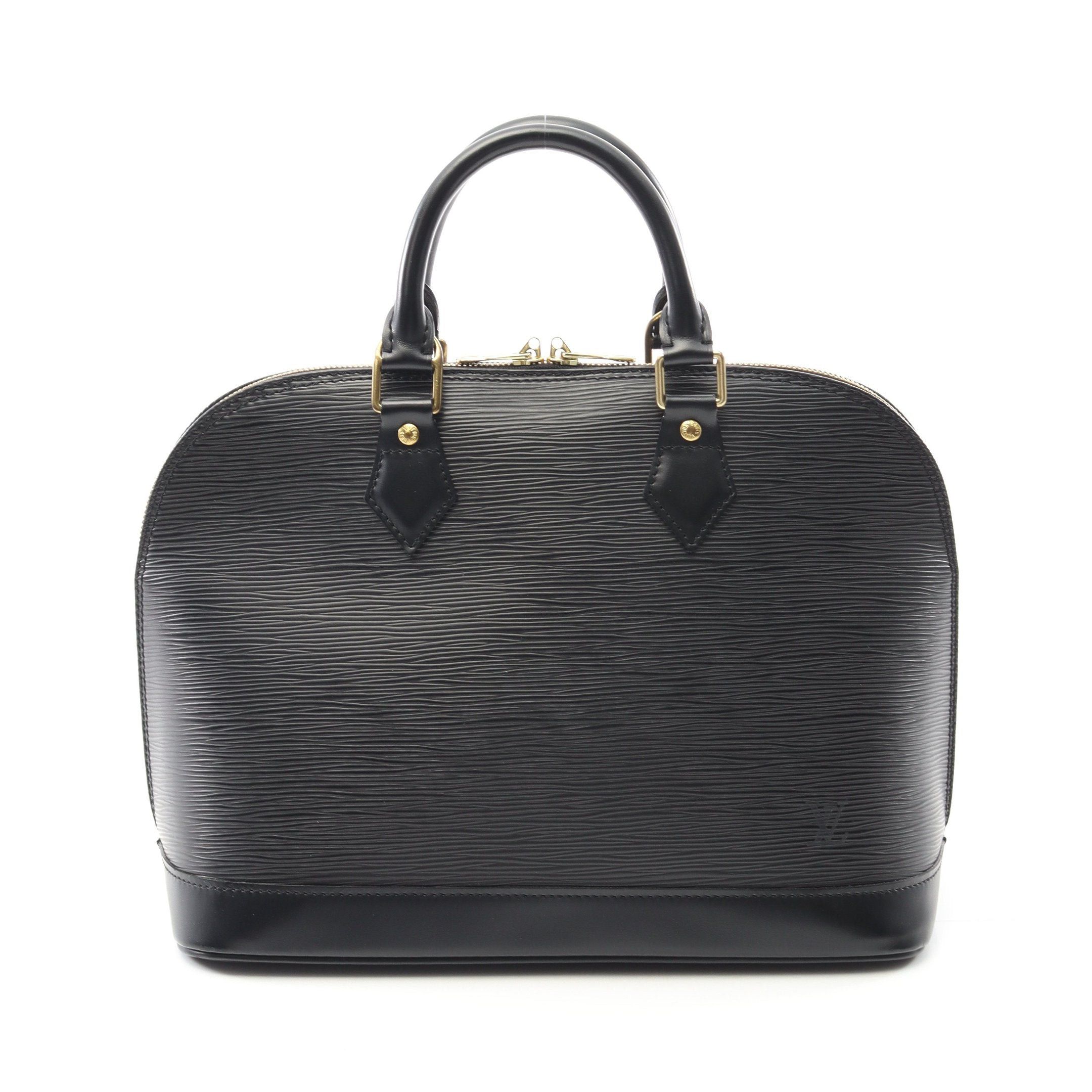 Louis Vuitton Louis Vuitton Alma Epi Noir Handbag Leather Black Size ONE SIZE - 1 Thumbnail