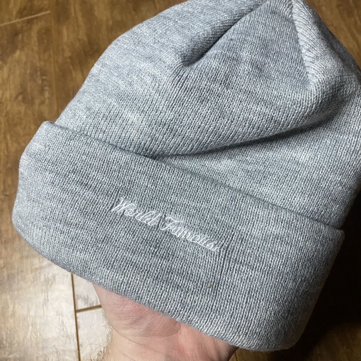 New Era × Supreme Authentic Supreme FW18 Heather Grey Box Logo Beanie Size ONE SIZE - 3 Thumbnail