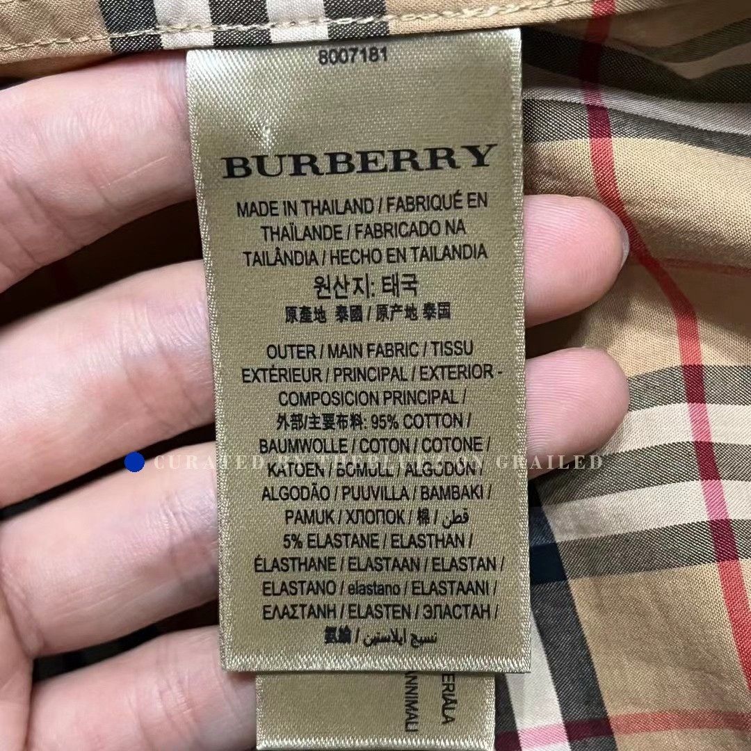Burberry Burberry White Button Oversize Short-Sleeve Shirt Size US L / EU 52-54 / 3 - 3 Thumbnail