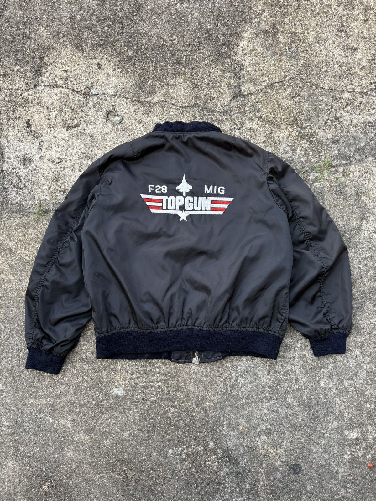 Vintage Vintage Top Gun Ma-1 Intermediate Bomber Jacket Rever Size US XL / EU 56 / 4 - 3 Thumbnail