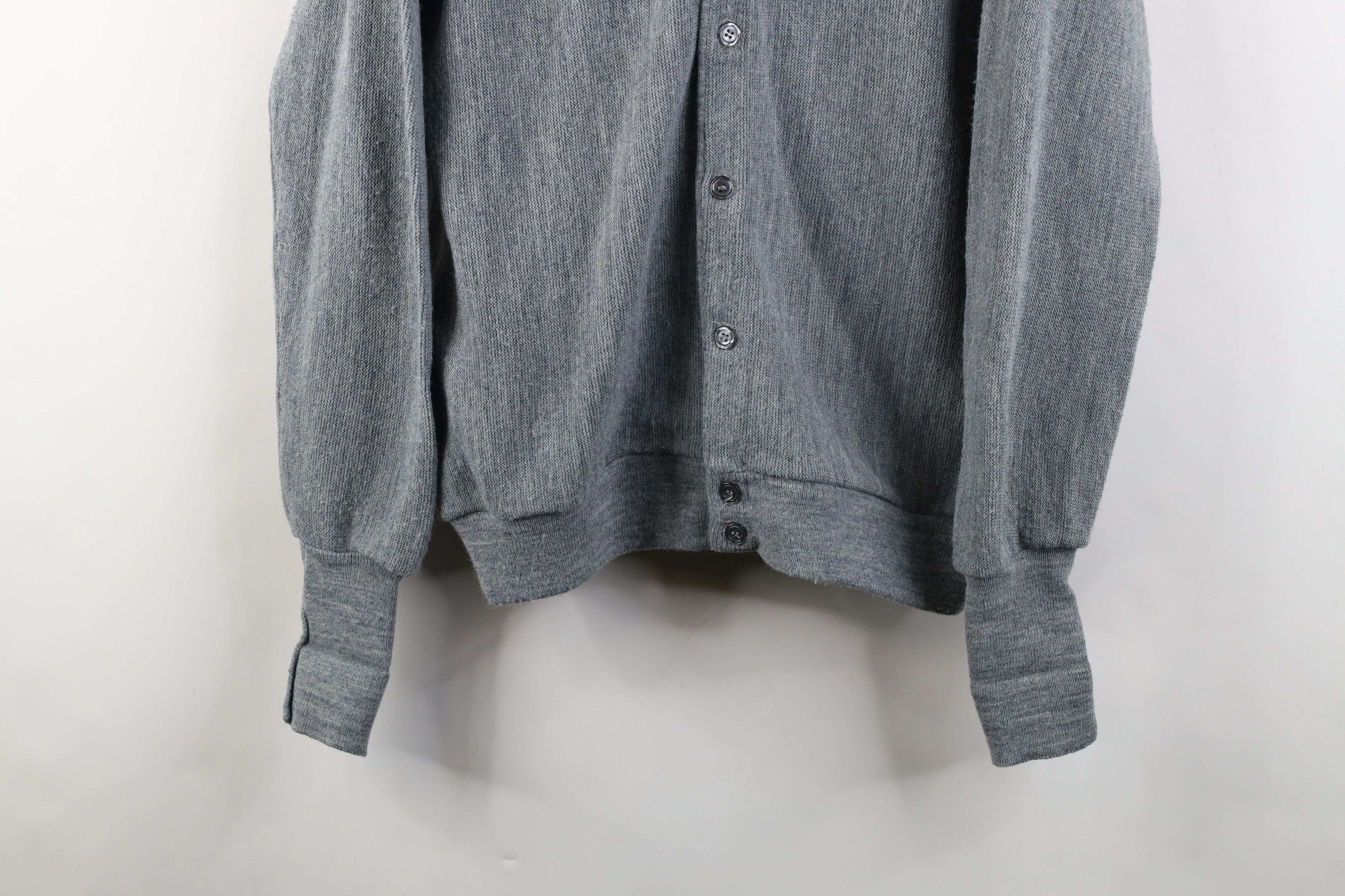 Vintage Vintage 70s Streetwear Knit Kurt Cobain Cardigan Sweater USA Size US L / EU 52-54 / 3 - 3 Thumbnail