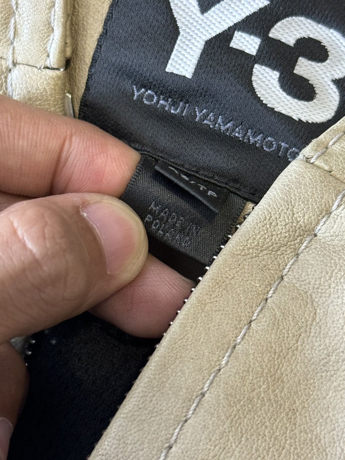 Adidas Y-3 Yohji Yamamoto | Adidas | Leather Hoodie Jacket Size US XS / EU 42 / 0 - 11 Thumbnail