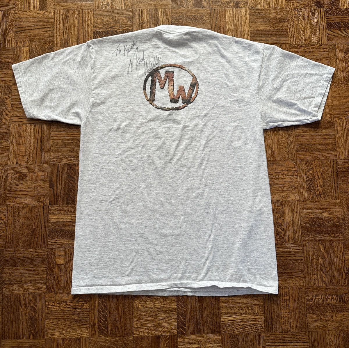 Band Tees Vintage 90s Mark Wills Autographed Graphic Tee Size US XL / EU 56 / 4 - 2 Thumbnail