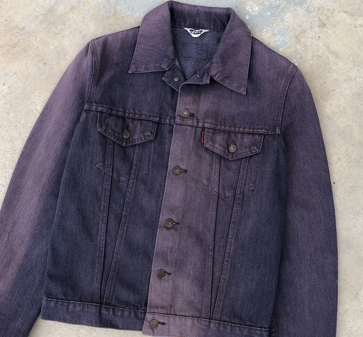 Levi's Vintage Clothing Vintage Faded Levis Orange Tab Denim Trucker Jacket Size US M / EU 48-50 / 2 - 5 Thumbnail