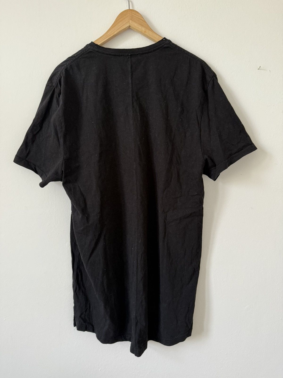 Zara Long Zara T-shirt Black Size US L / EU 52-54 / 3 - 3 Thumbnail
