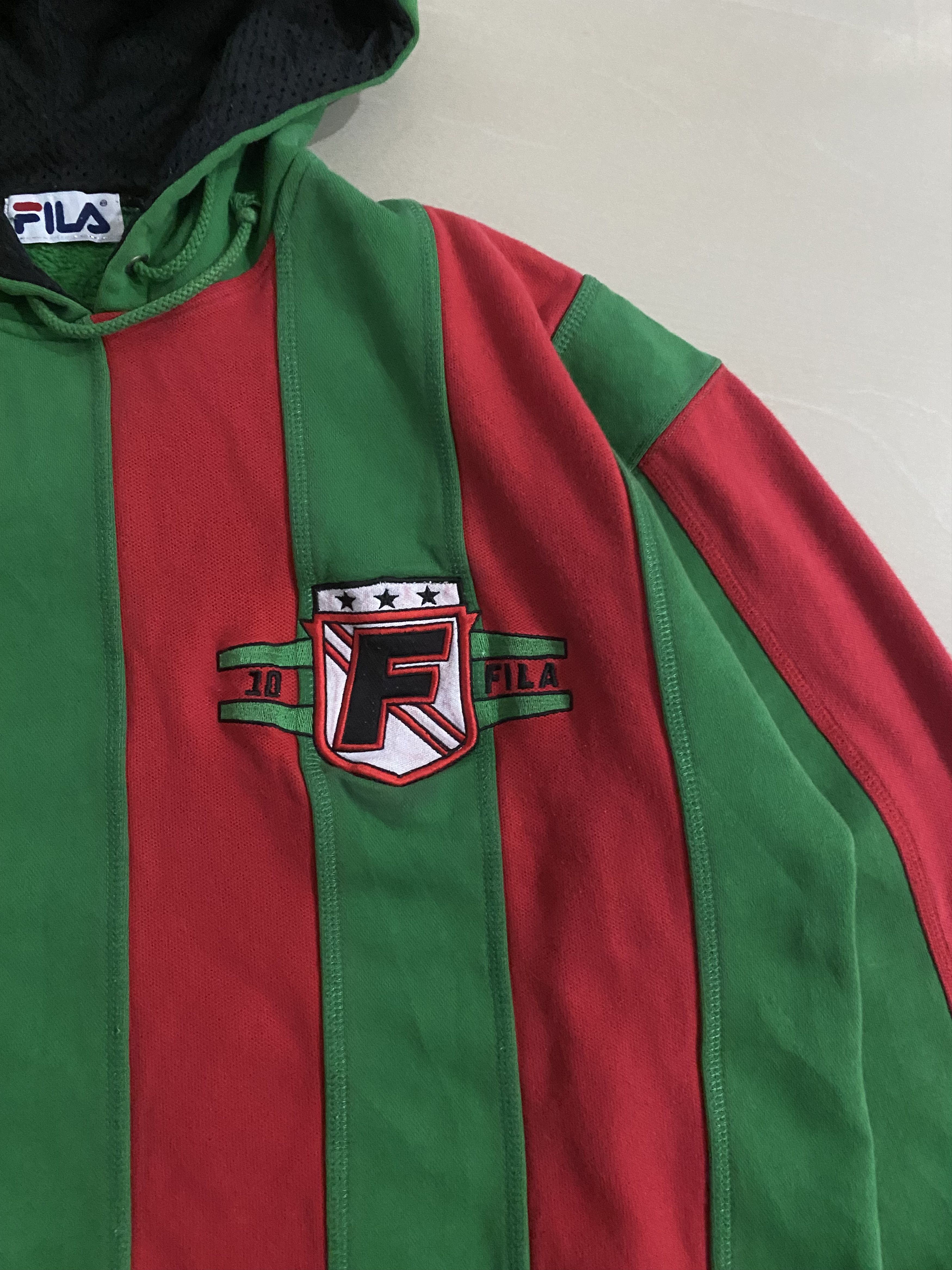 Fila × Vintage Vintage Fila Hoodie Size US L / EU 52-54 / 3 - 2 Thumbnail