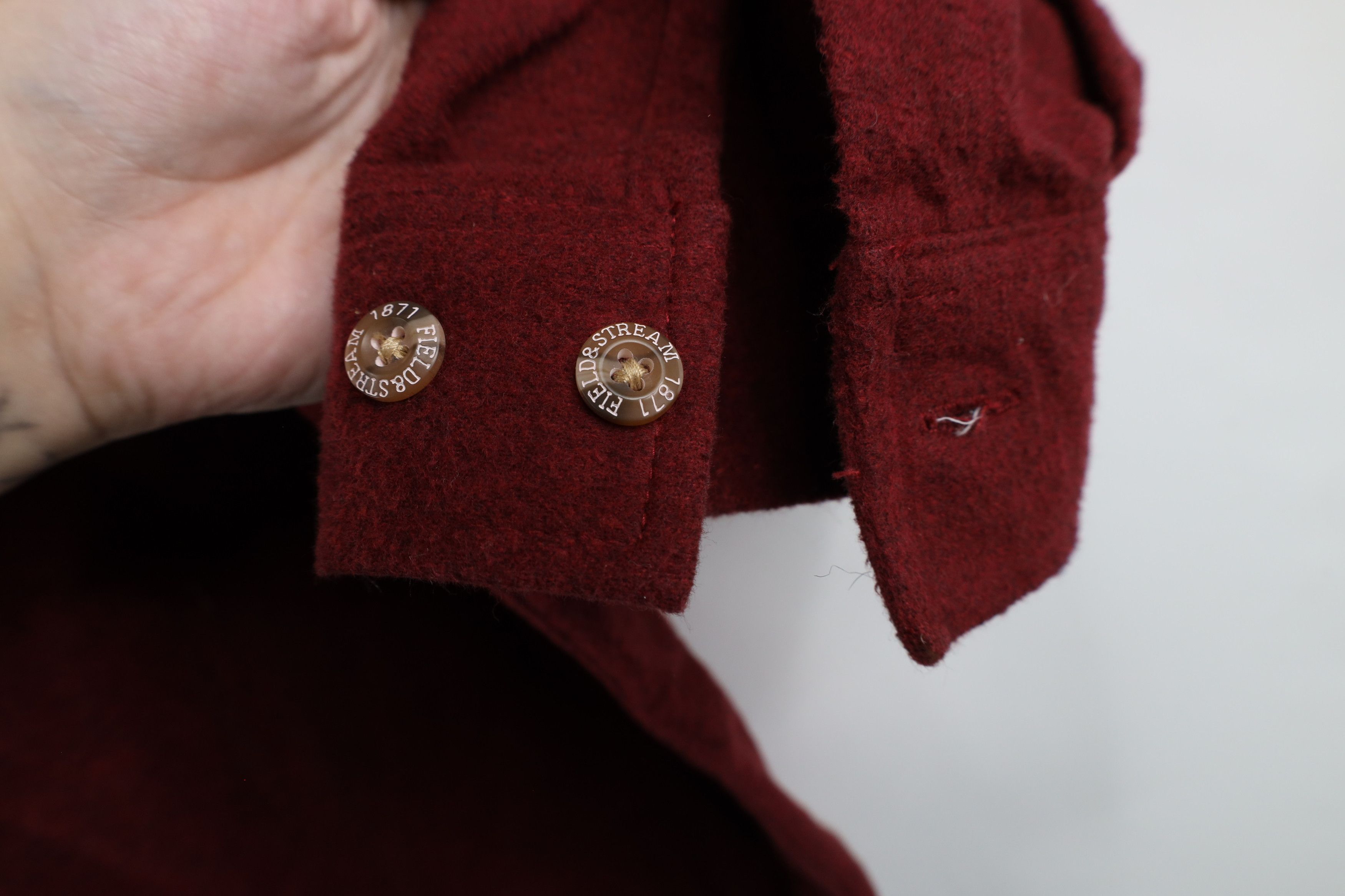 Vintage Vintage 90s Streetwear Heavyweight Chamois Button Shirt Size US XXL / EU 58 / 5 - 6 Thumbnail