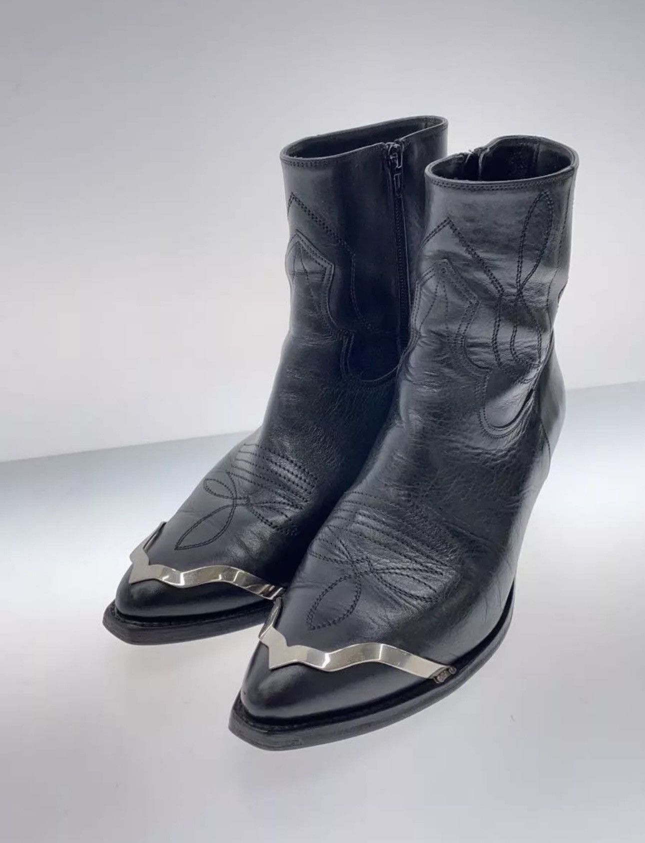 Celine CELINE Metal Toe Western Boots | Grailed