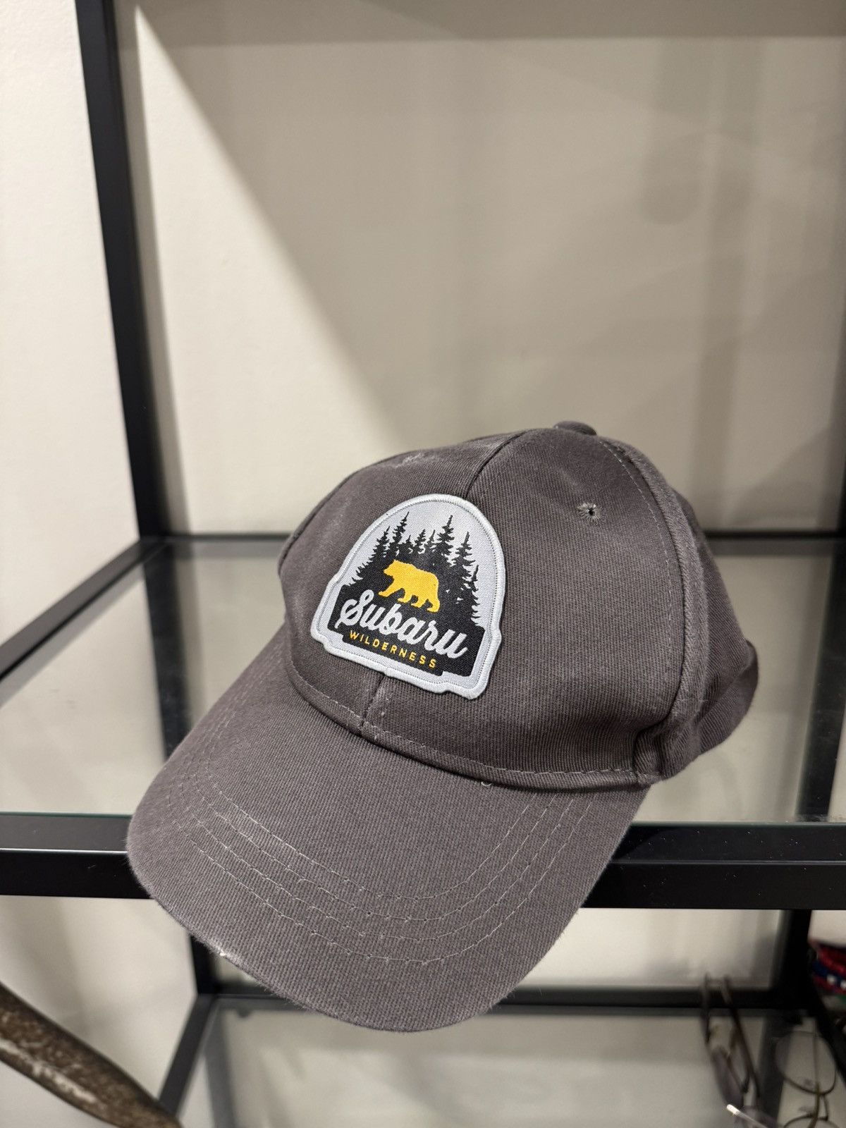 Other Subaru Wilderness Sportwear Grey Hat Vintage Bear Logo Car Size ONE SIZE - 1 Thumbnail