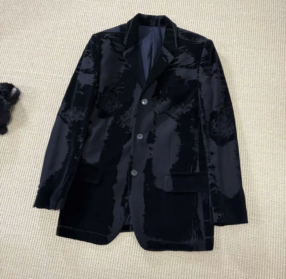 Jean Paul Gaultier Jean Paul Gaultier 90s Ready-to-Wear Velvet Blazer J29 Size US M / EU 48-50 / 2 - 2 Thumbnail