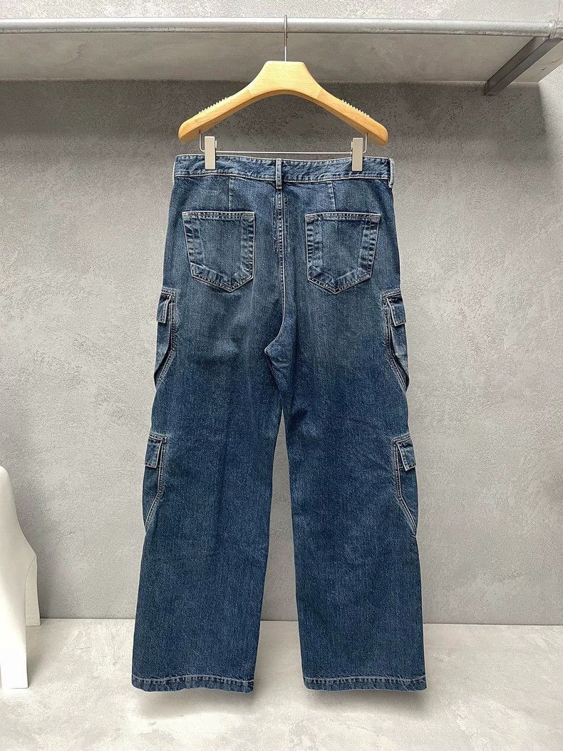 Rick Owens RICK OWENS Cargo Pocket Denim Pants-2505 Size US 32 / EU 48 - 2 Thumbnail