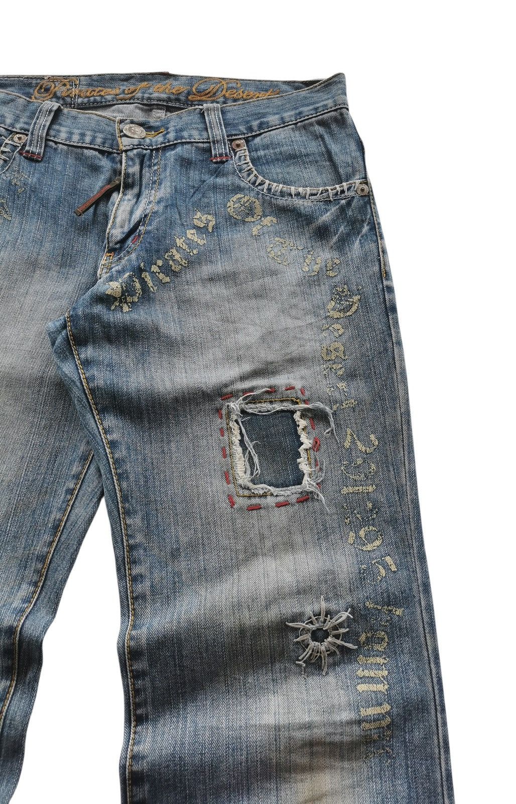 291295=Homme 291295 HOMME Patchwork Jeans Pirates of the Desert Size US 31 - 6 Thumbnail