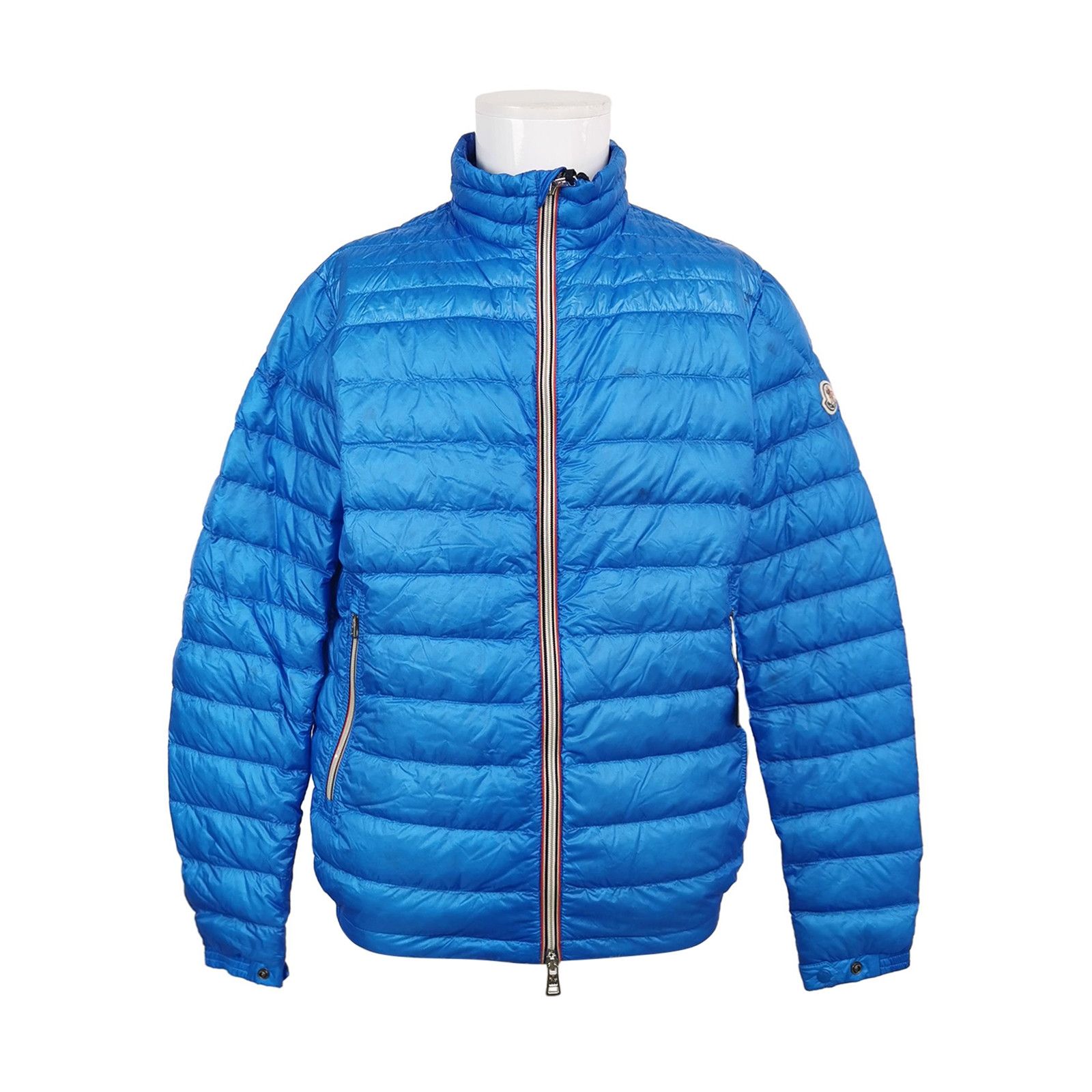 Moncler Moncler Daniel Blue Quilted Zip Down Jacket XL Size US XL / EU 56 / 4 - 1 Thumbnail