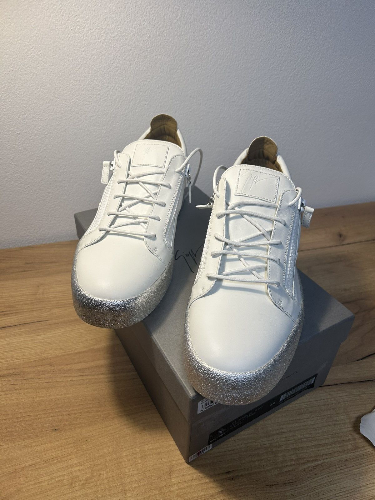 Giuseppe Zanotti Giuseppe zanotti vitello trend bianco Size US 15 / EU 48 - 3 Thumbnail